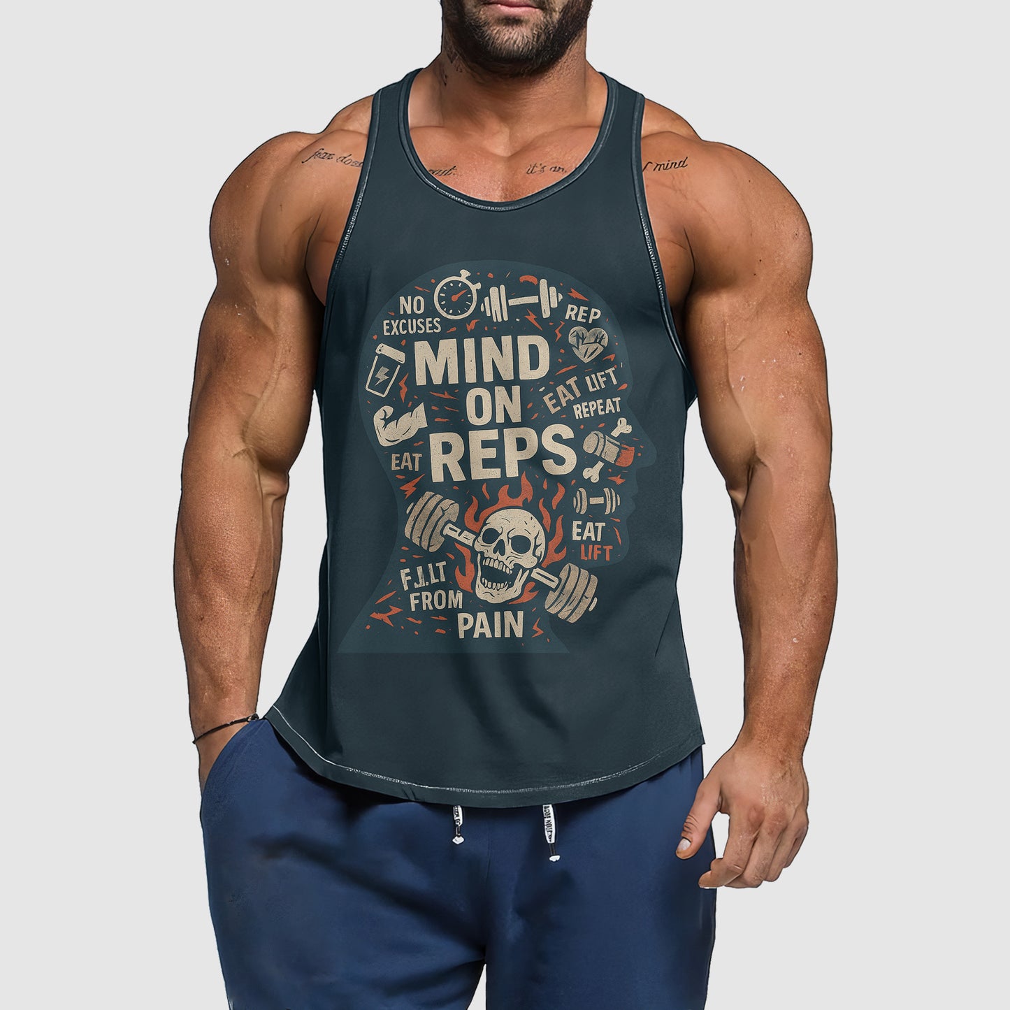 Ultimate Gym Tank Top for Men: Stay Cool and Comfy During Intense Workouts- TT02460
