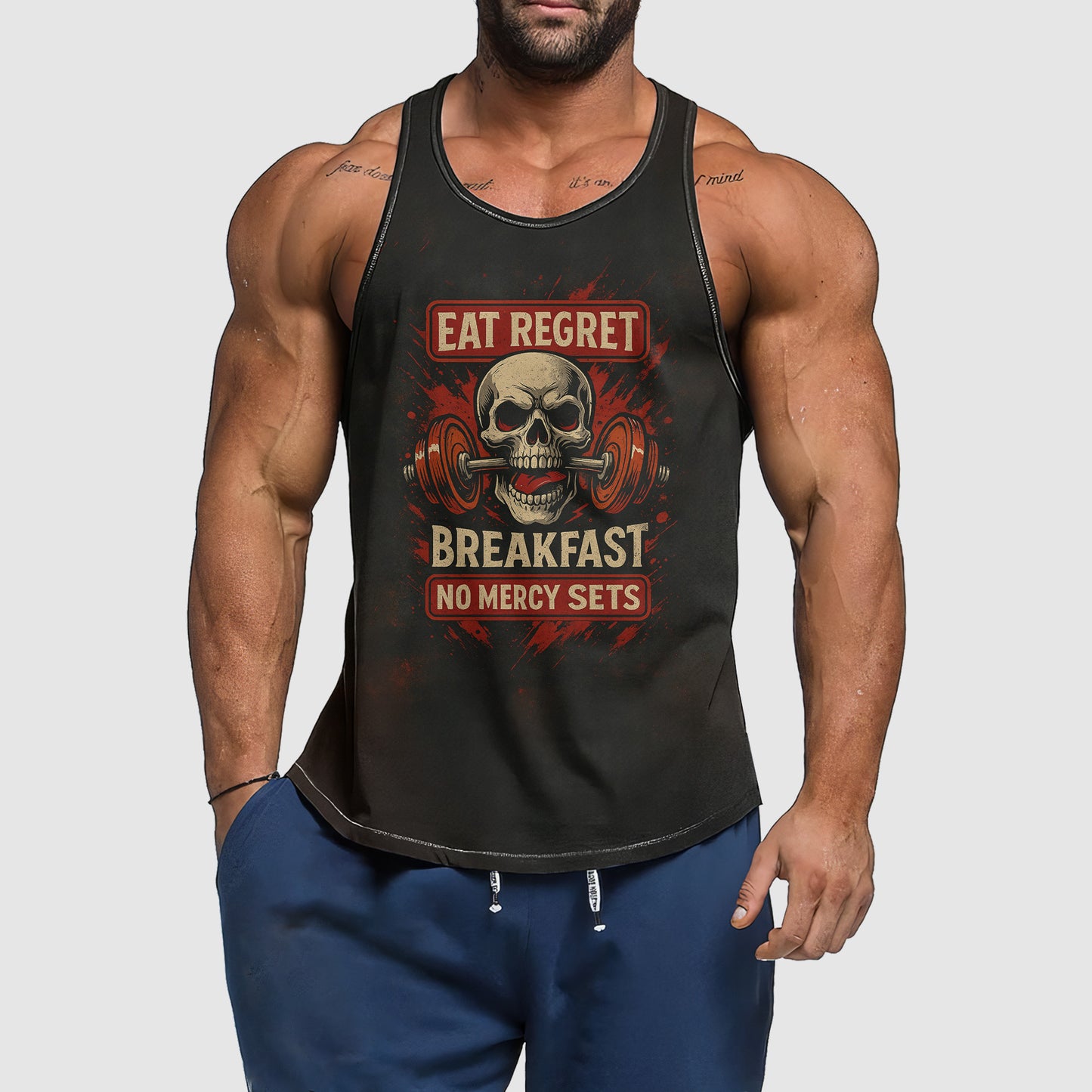 Ultimate Gym Tank Top for Men: Stay Cool and Comfy During Intense Workouts- TT02464
