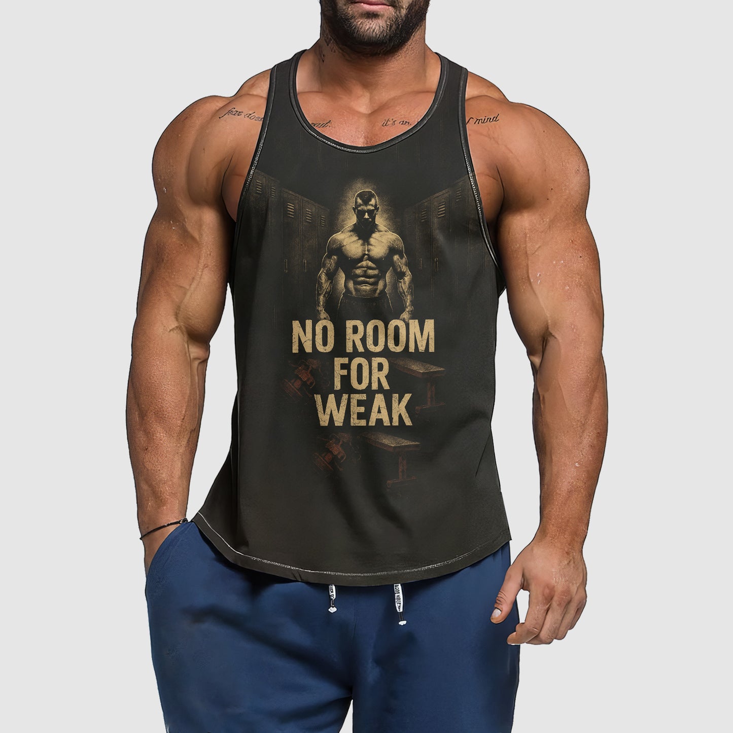 Ultimate Gym Tank Top for Men: Stay Cool and Comfy During Intense Workouts- TT02465