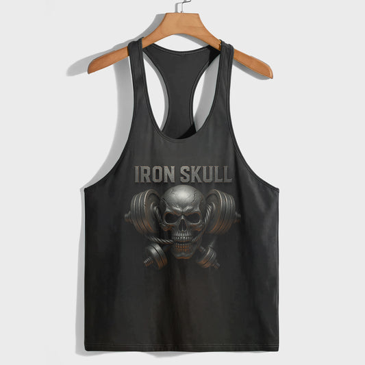 Skull 3D Racerback Tank Top- TT02469