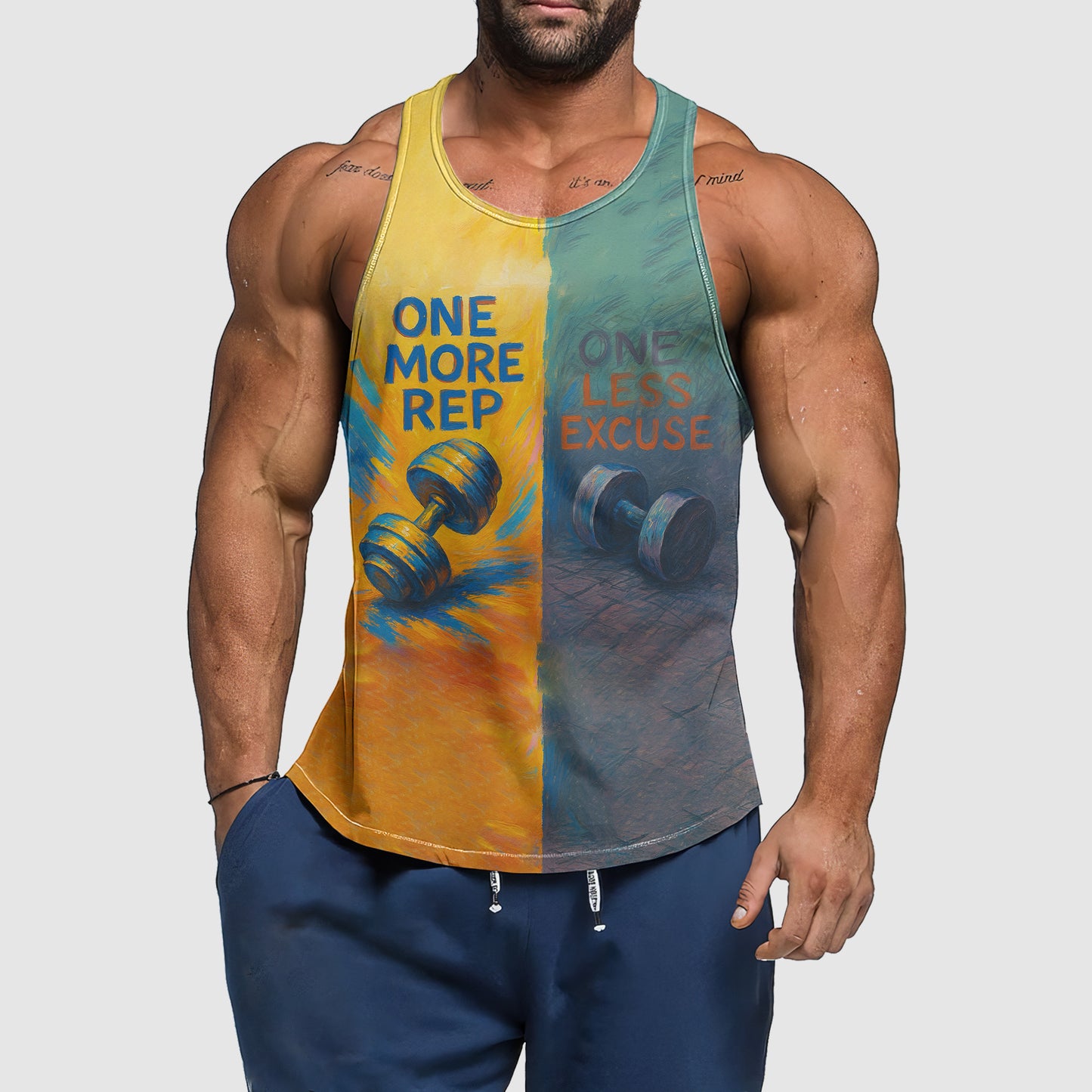 Ultimate Gym Tank Top for Men: Stay Cool and Comfy During Intense Workouts- TT02505