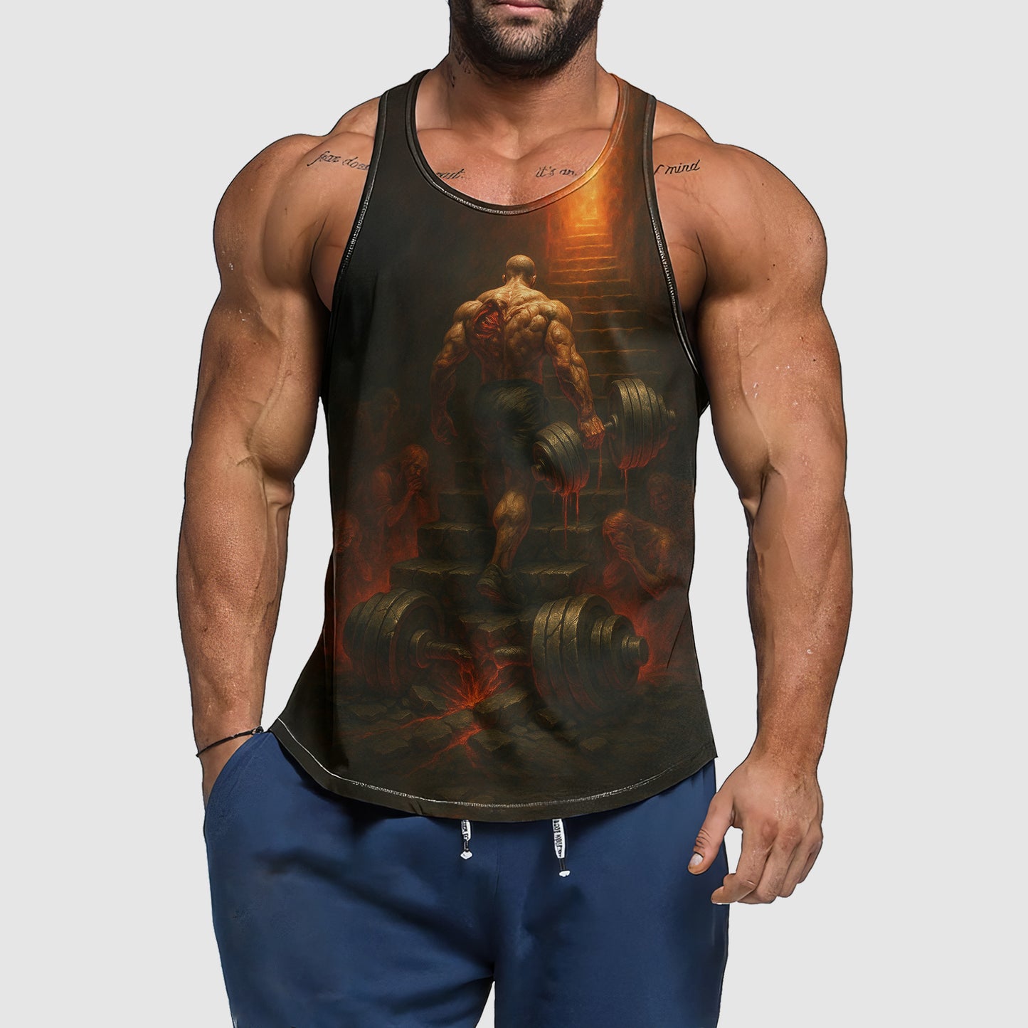 Ultimate Gym Tank Top for Men: Stay Cool and Comfy During Intense Workouts- TT02506