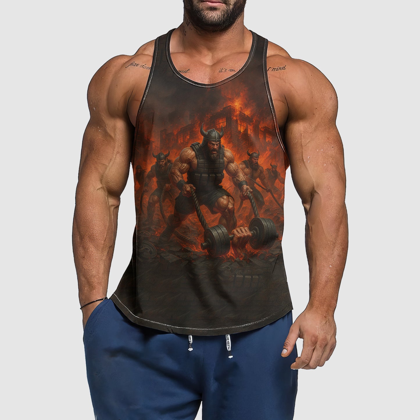 Ultimate Gym Tank Top for Men: Stay Cool and Comfy During Intense Workouts- TT02507