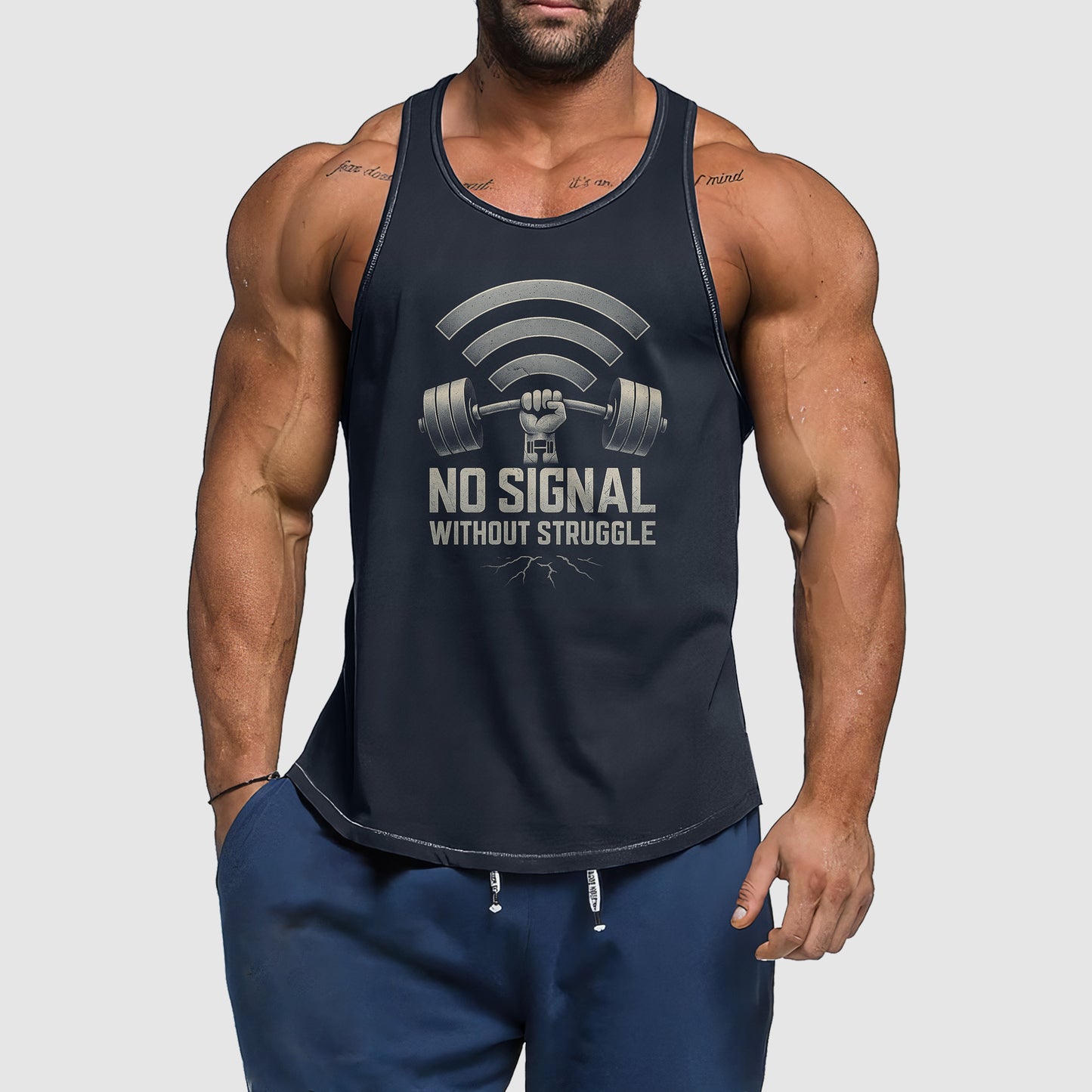 Ultimate Gym Tank Top for Men: Stay Cool and Comfy During Intense Workouts- TT02514