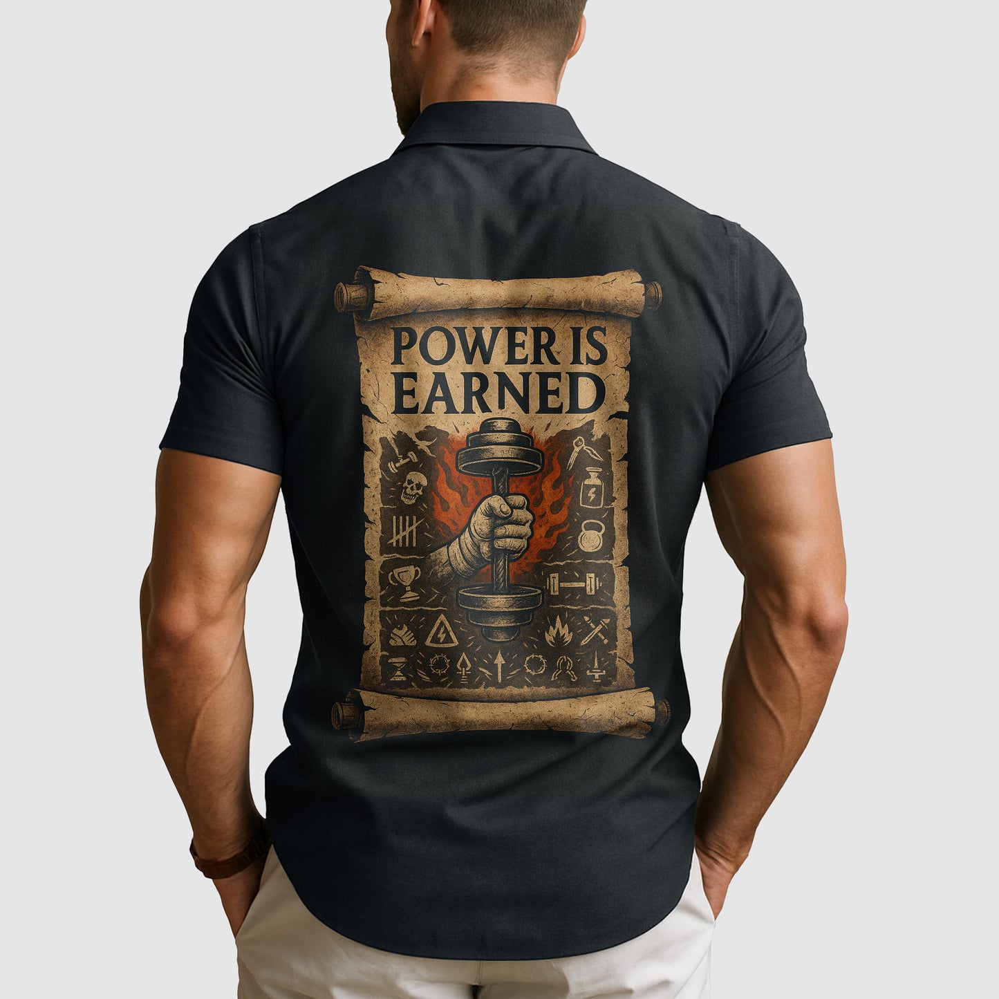 GymPro Short Sleeve Button Shirt- TT02539