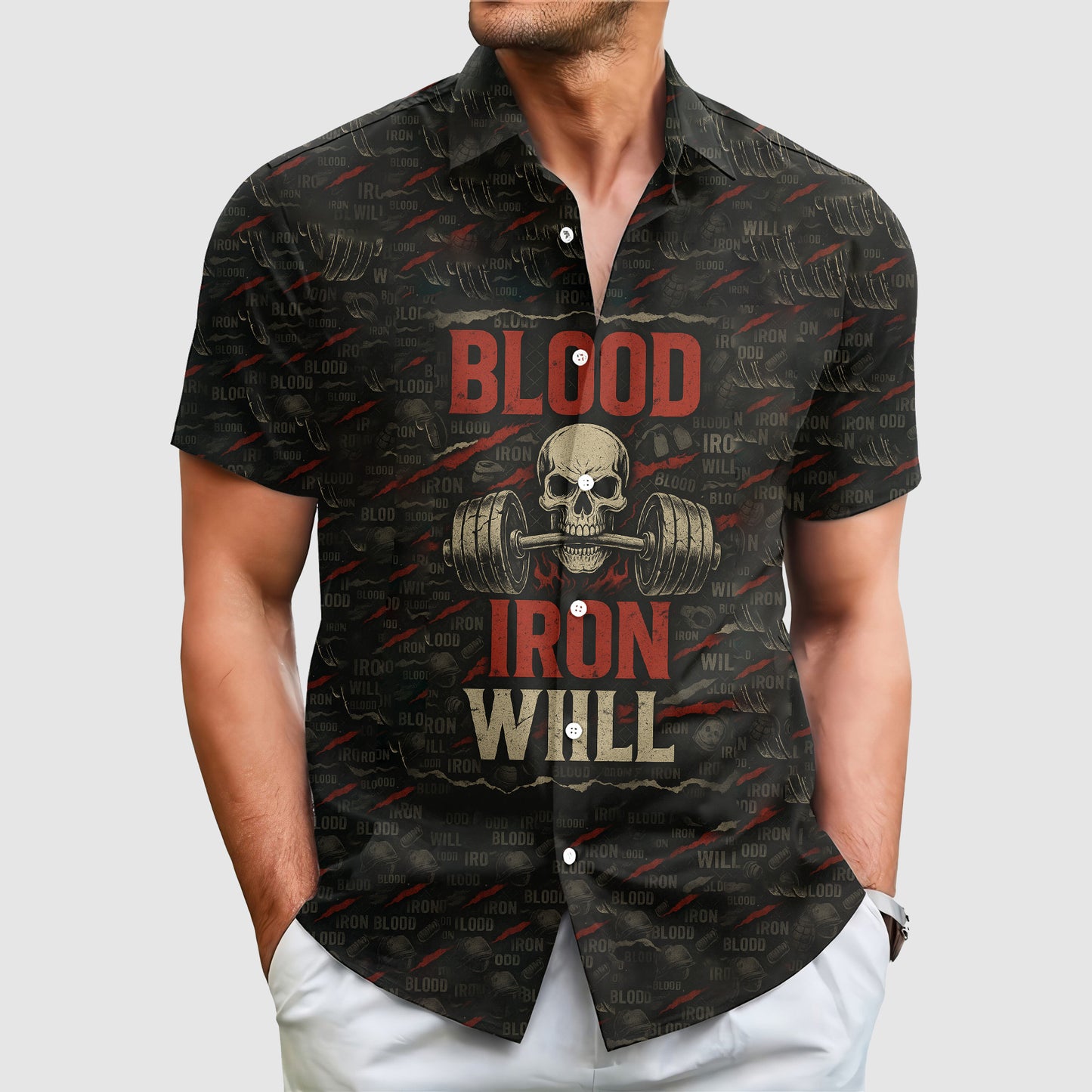 GymPro Short Sleeve Button Shirt- TT02541