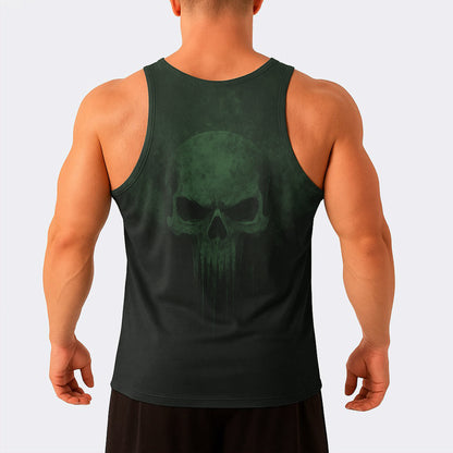 Skull Power Training Tank Top for Men- TT02589