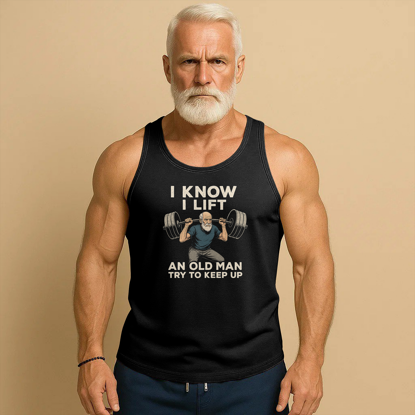 Classic Tank Top for Older Men- TT02613