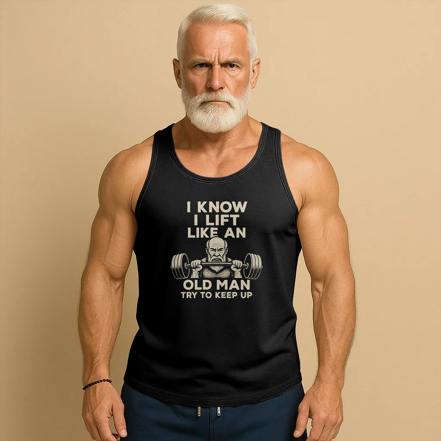 Classic Tank Top for Older Men- TT02614