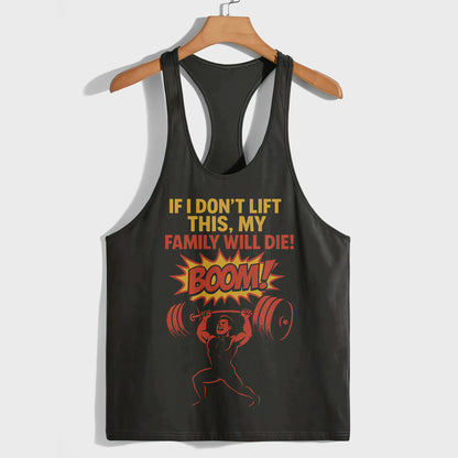 Bodybuilding Racerback Tank Top- TT02701