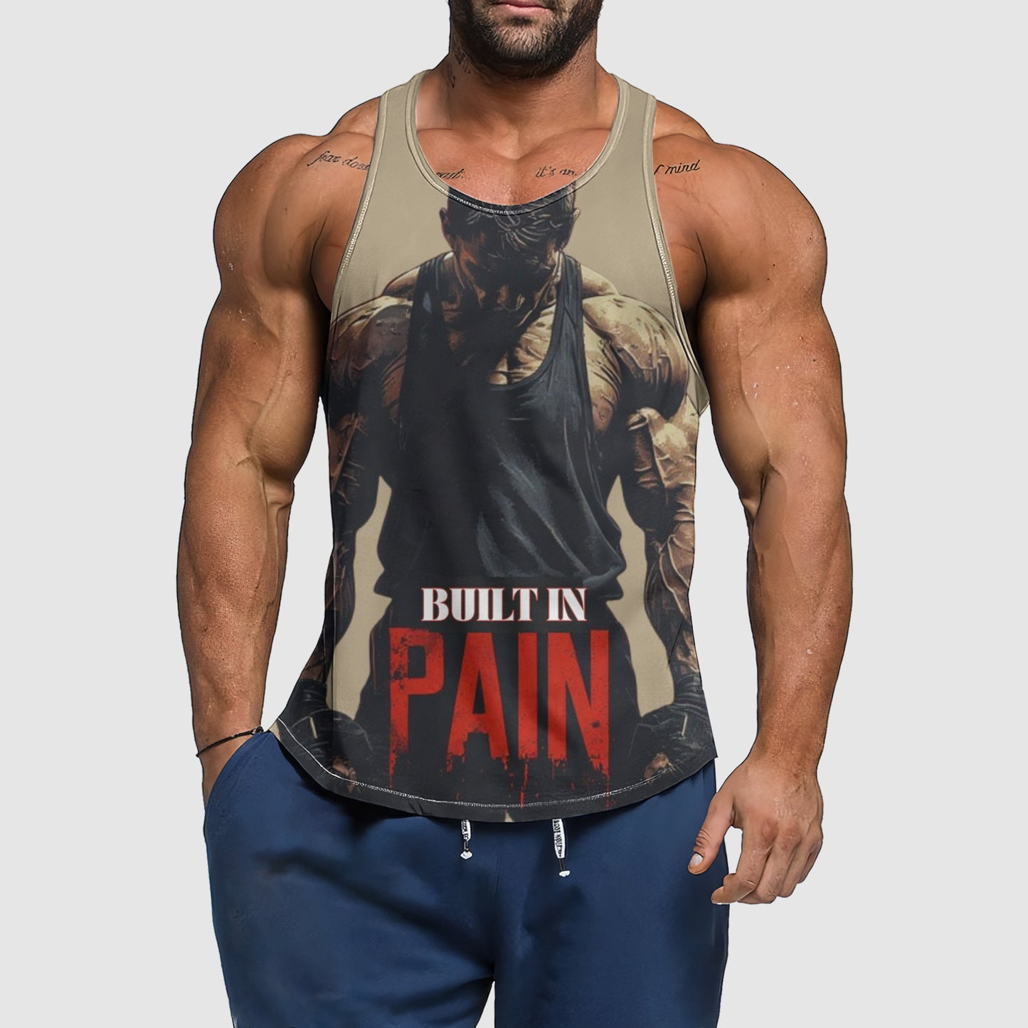 Ultimate Gym Tank Top for Men: Stay Cool and Comfy During Intense Workouts- TT02868