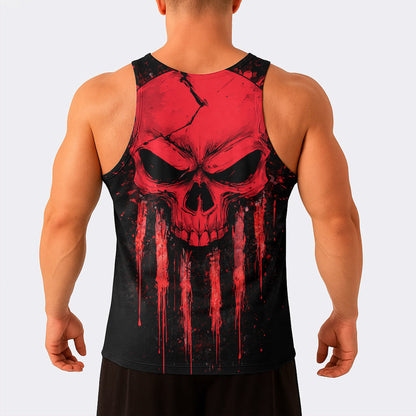 Skull Power Training Tank Top for Men- TT02909