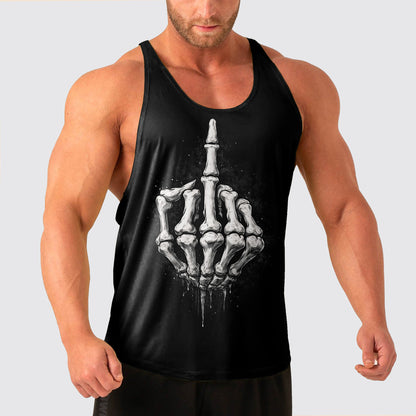 Skull Power Training Tank Top for Men- TT02911