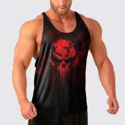 Skull Power Training Tank Top for Men- TT02994
