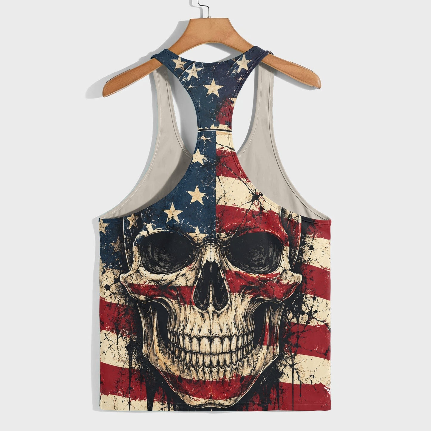 Skull 3D Racerback Tank Top- TT03000