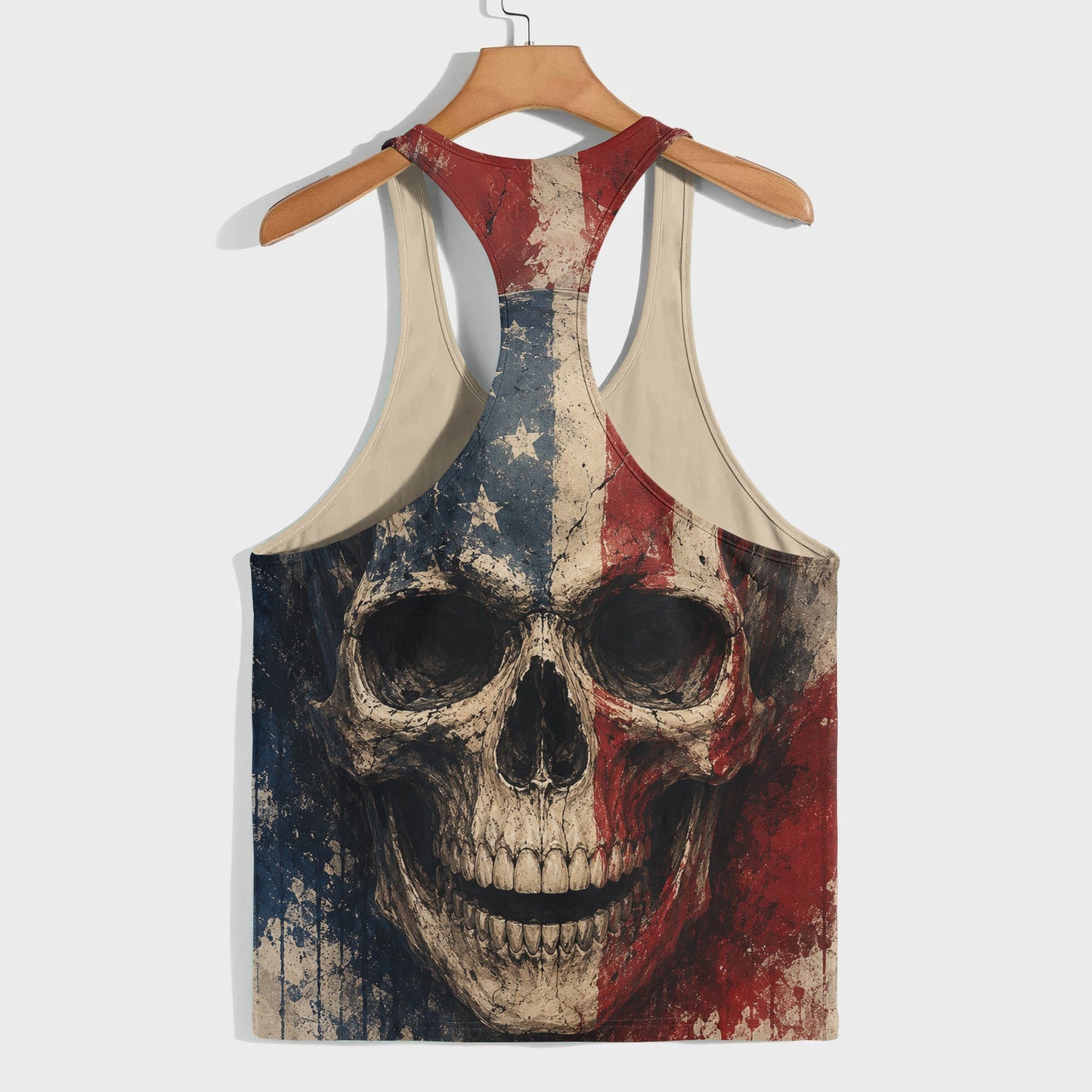 Skull 3D Racerback Tank Top- TT03012