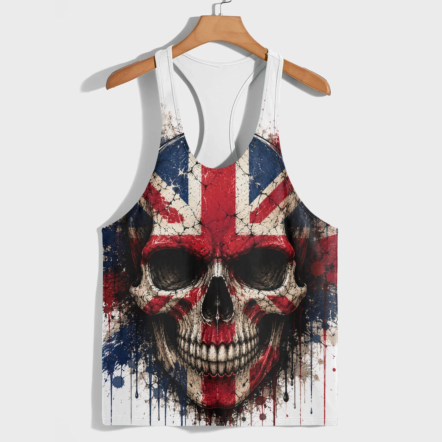 Skull 3D Racerback Tank Top- TT03027