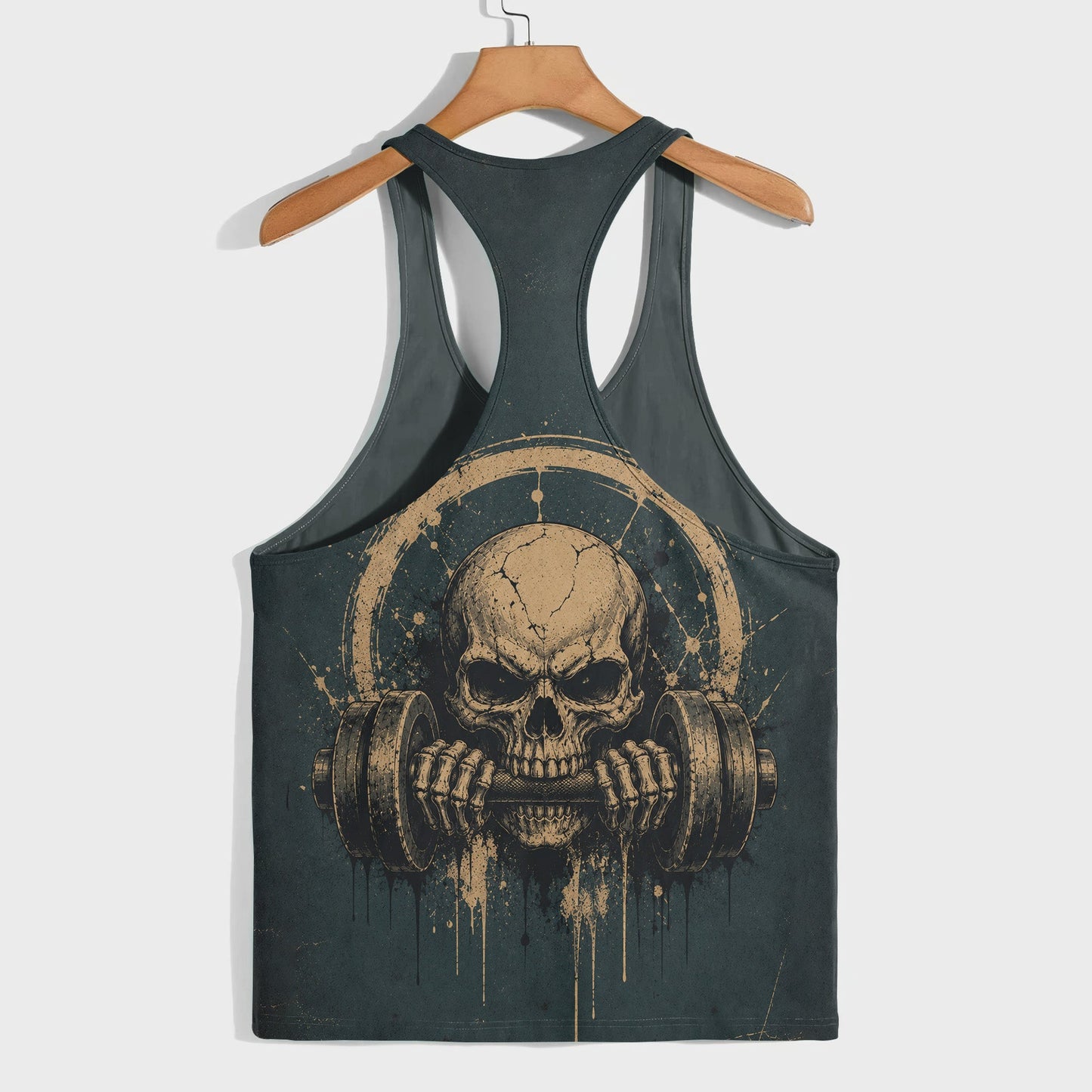 Skull 3D Racerback Tank Top- TT03133