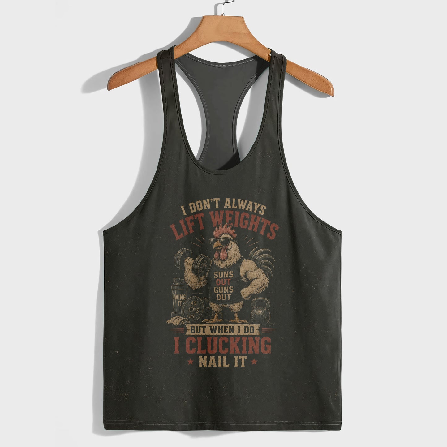 Bodybuilding Racerback Tank Top- TT03137