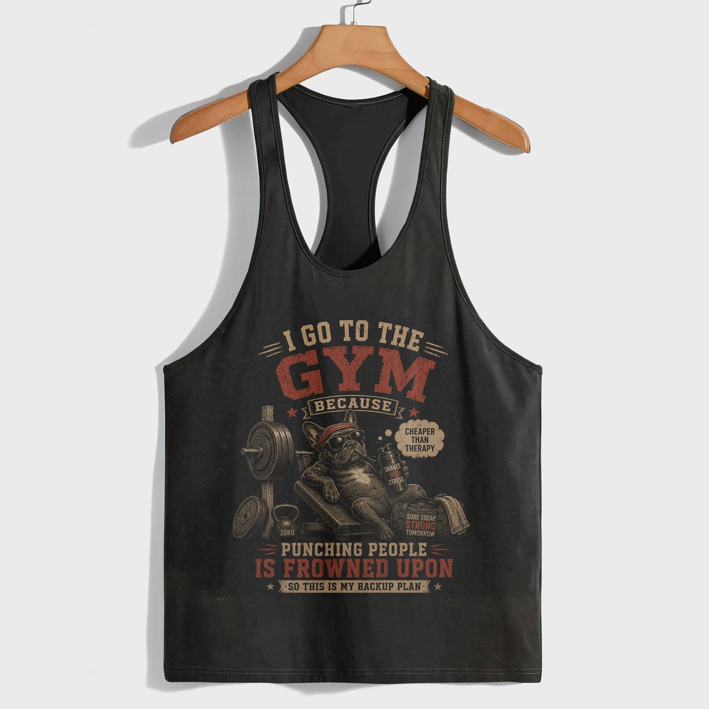 Bodybuilding Racerback Tank Top- TT03140