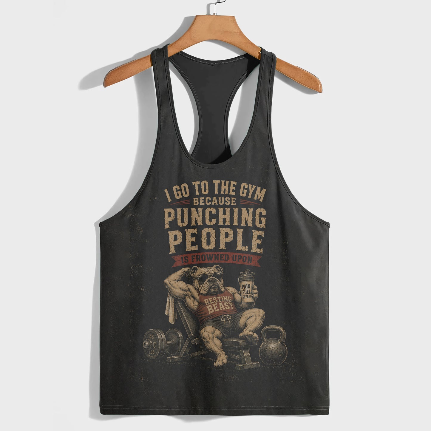Bodybuilding Racerback Tank Top- TT03142