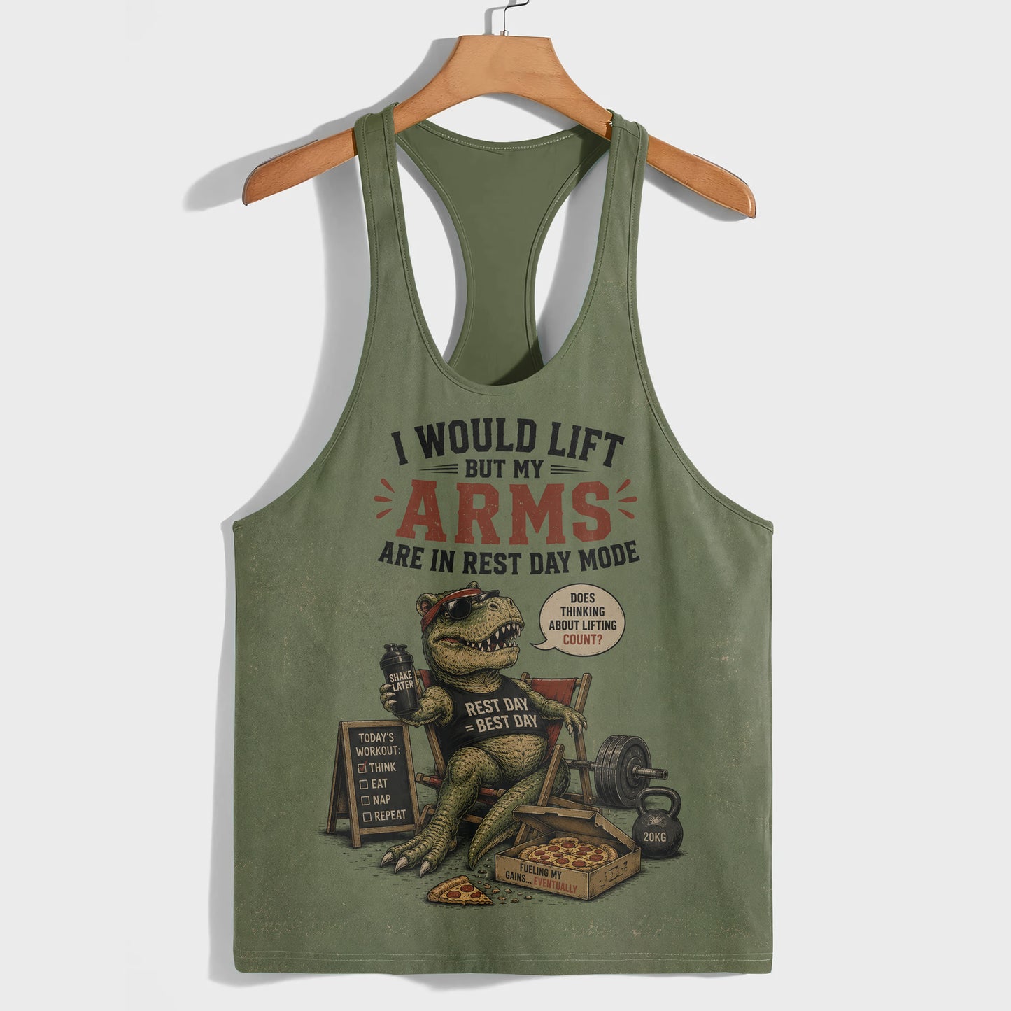 Bodybuilding Racerback Tank Top- TT03143
