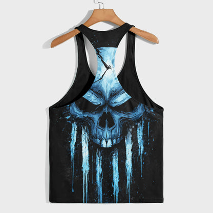 Skull 3D Racerback Tank Top- TT03154