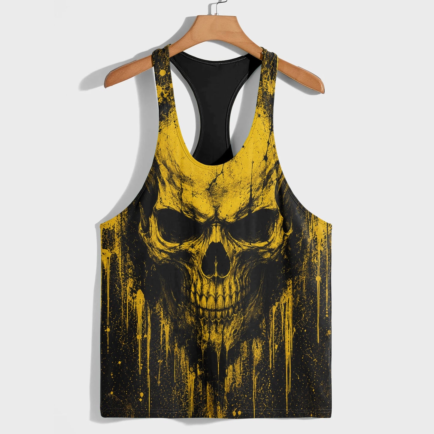 Skull 3D Racerback Tank Top- TT03172