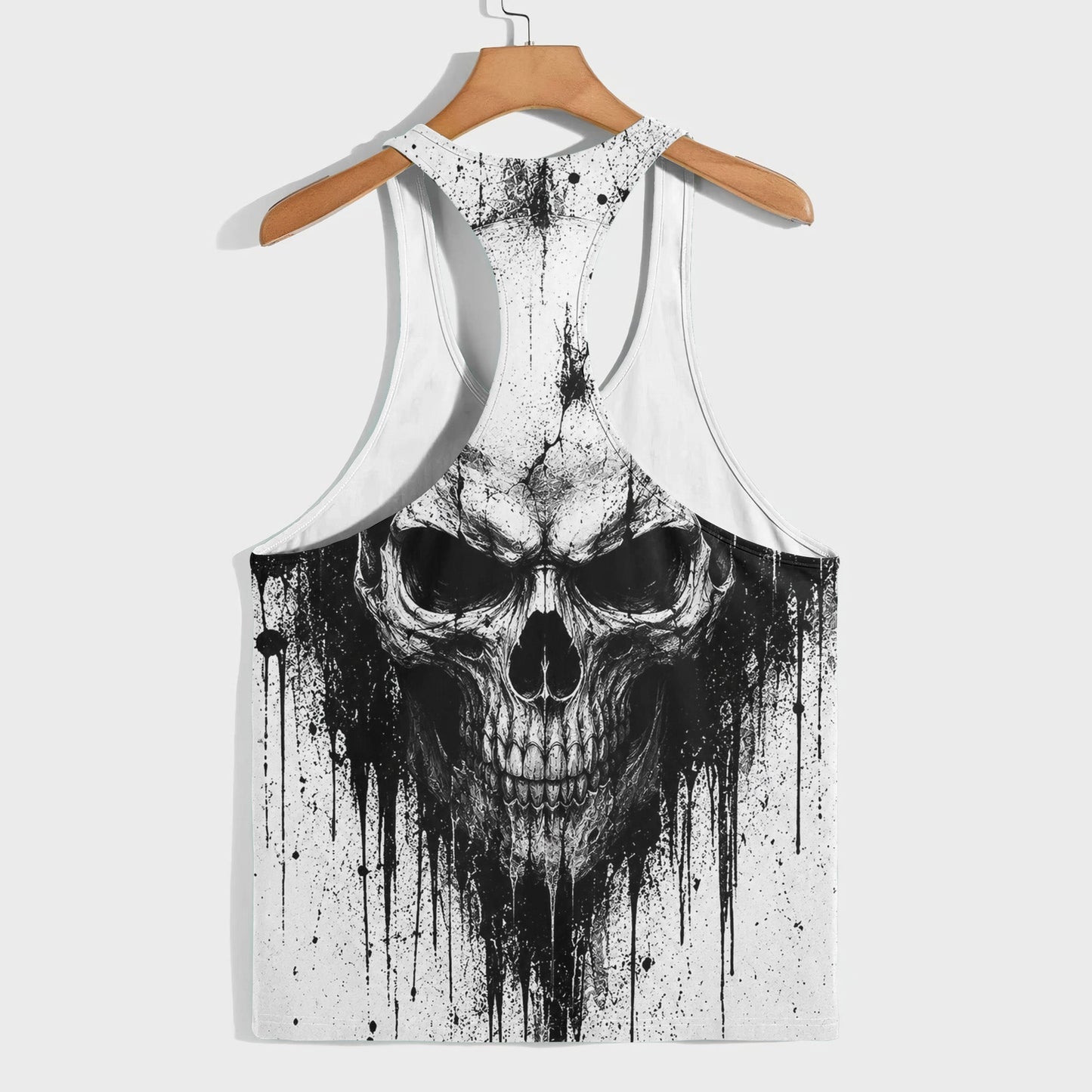 Skull 3D Racerback Tank Top- TT03173