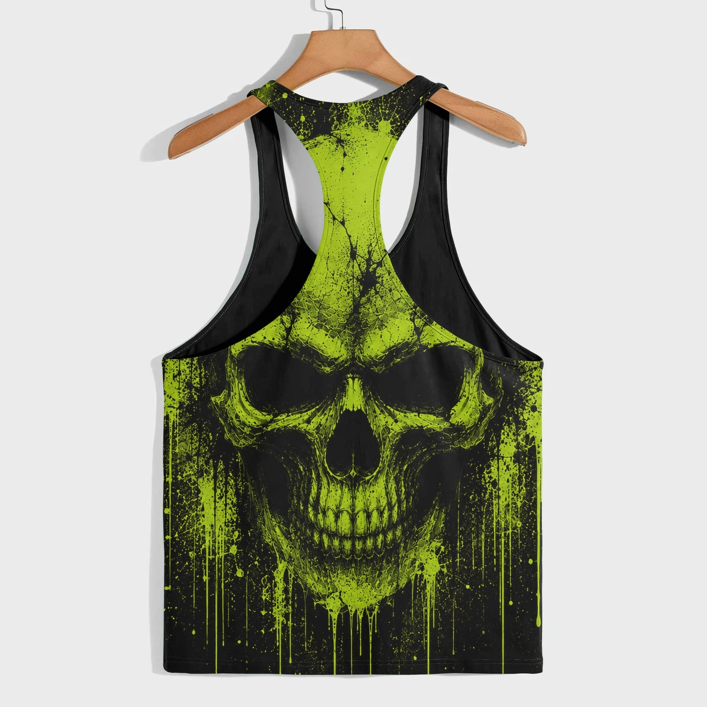 Skull 3D Racerback Tank Top- TT03175