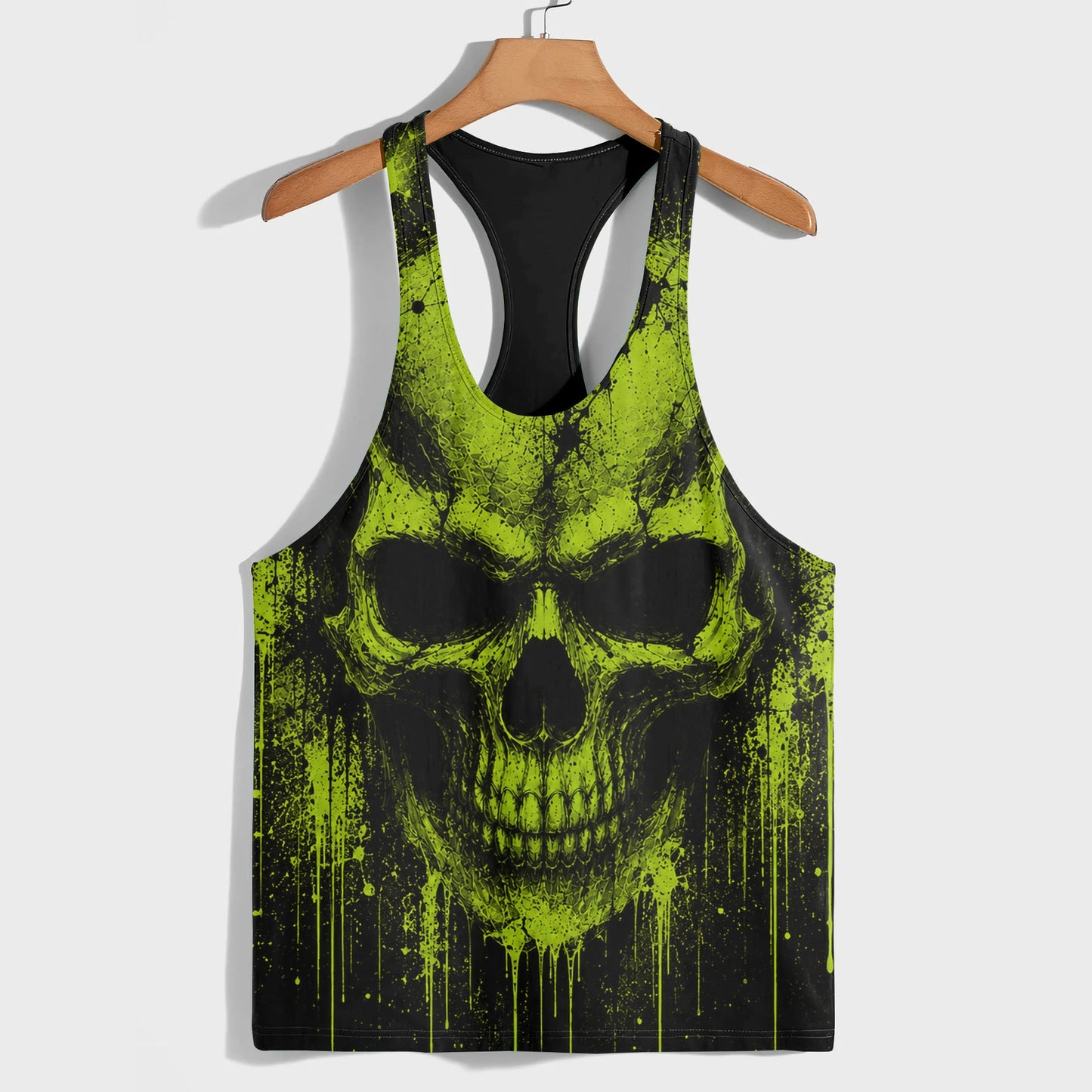 Skull 3D Racerback Tank Top- TT03175