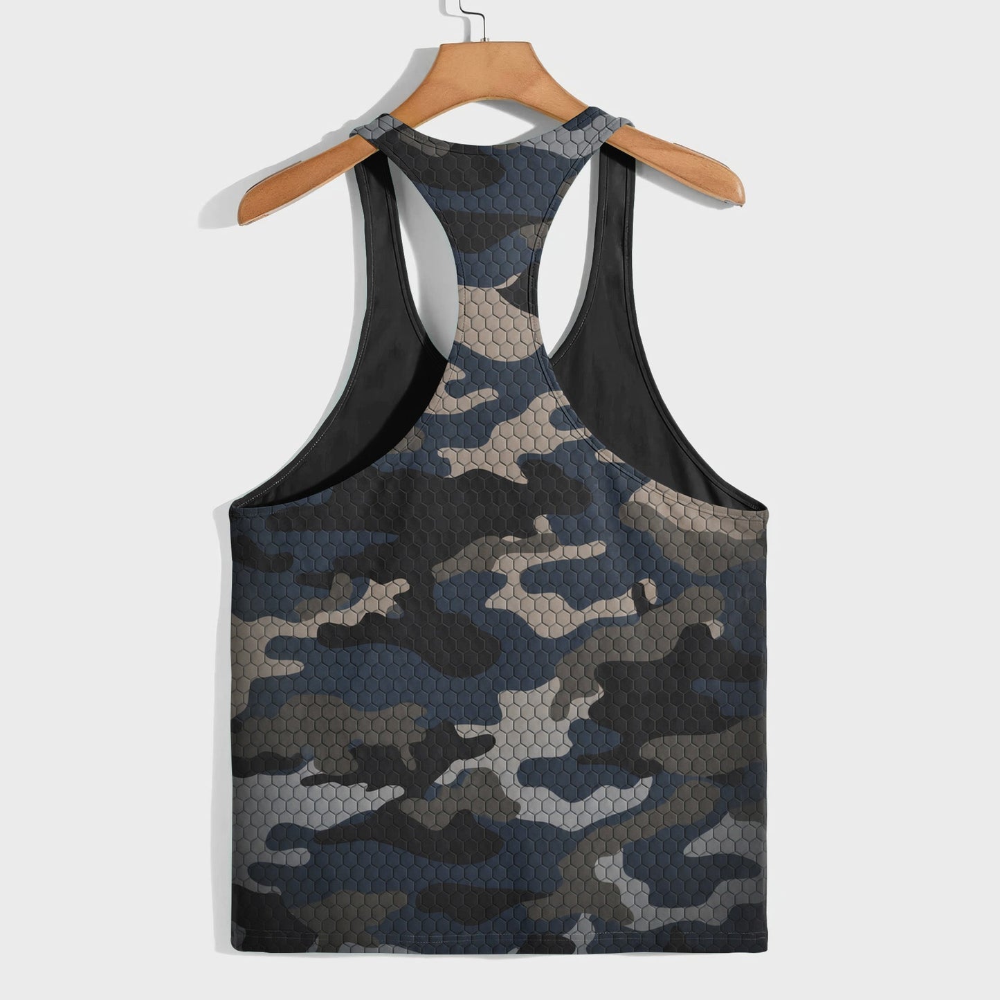 Camo Racerback Tank Top – Tactical Strength for Bodybuilders- TT03196