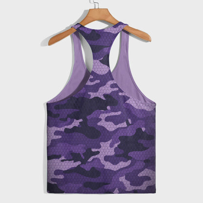 Camo Racerback Tank Top – Tactical Strength for Bodybuilders- TT03200