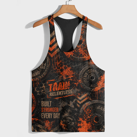 Camo Racerback Tank Top – Tactical Strength for Bodybuilders- TT03210
