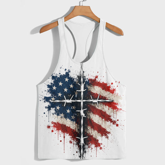 Cross of Faith Racerback Tank Top- TT03242