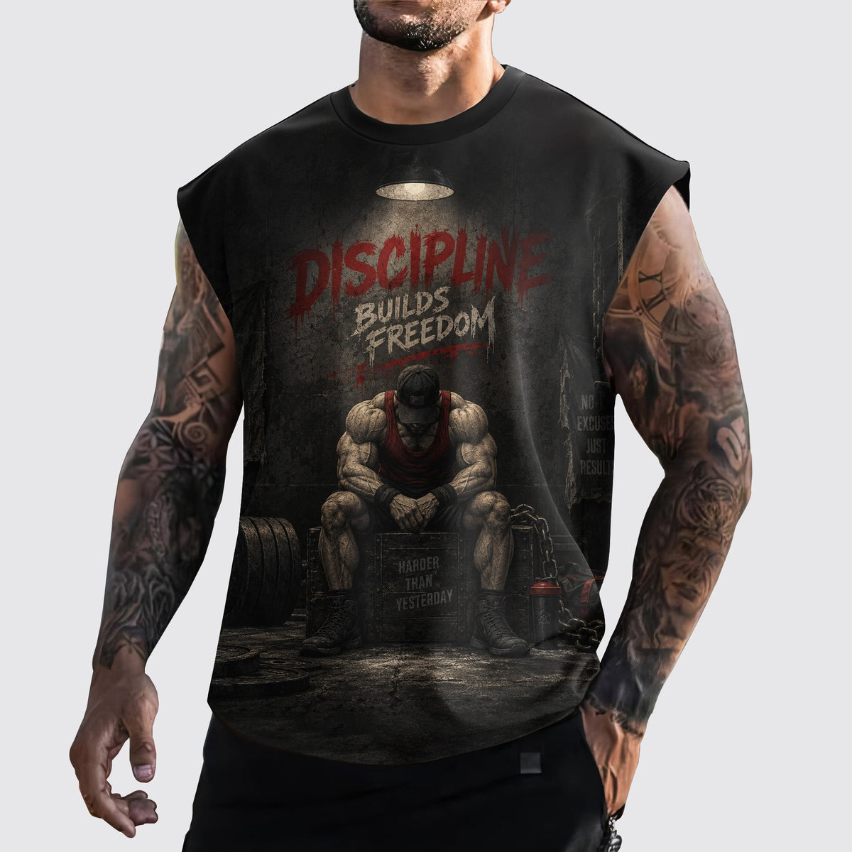 MuscleMax Cut-Off Tank- TT03316