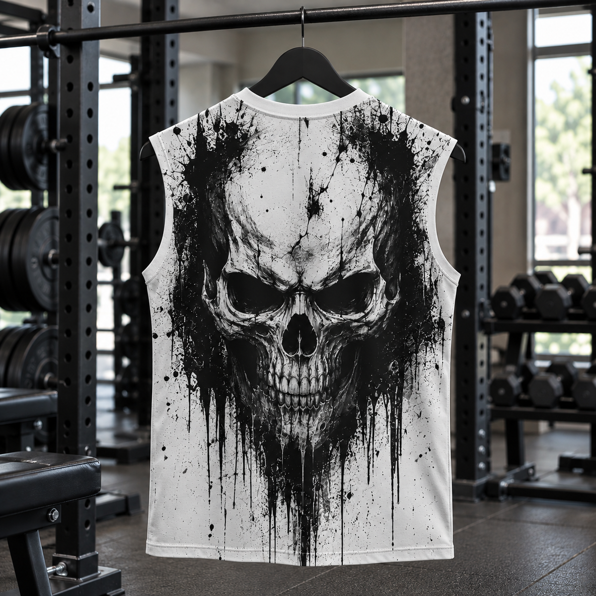 Dread Skull Cut-Off Tank- TT03318