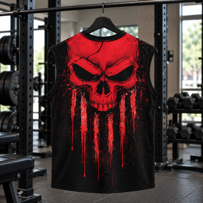 Dread Skull Cut-Off Tank- TT03320