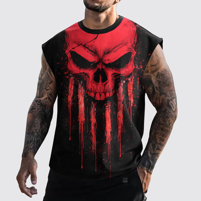 Dread Skull Cut-Off Tank- TT03320