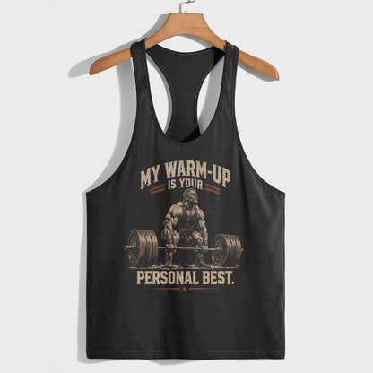 Bodybuilding Racerback Tank Top- TT03395